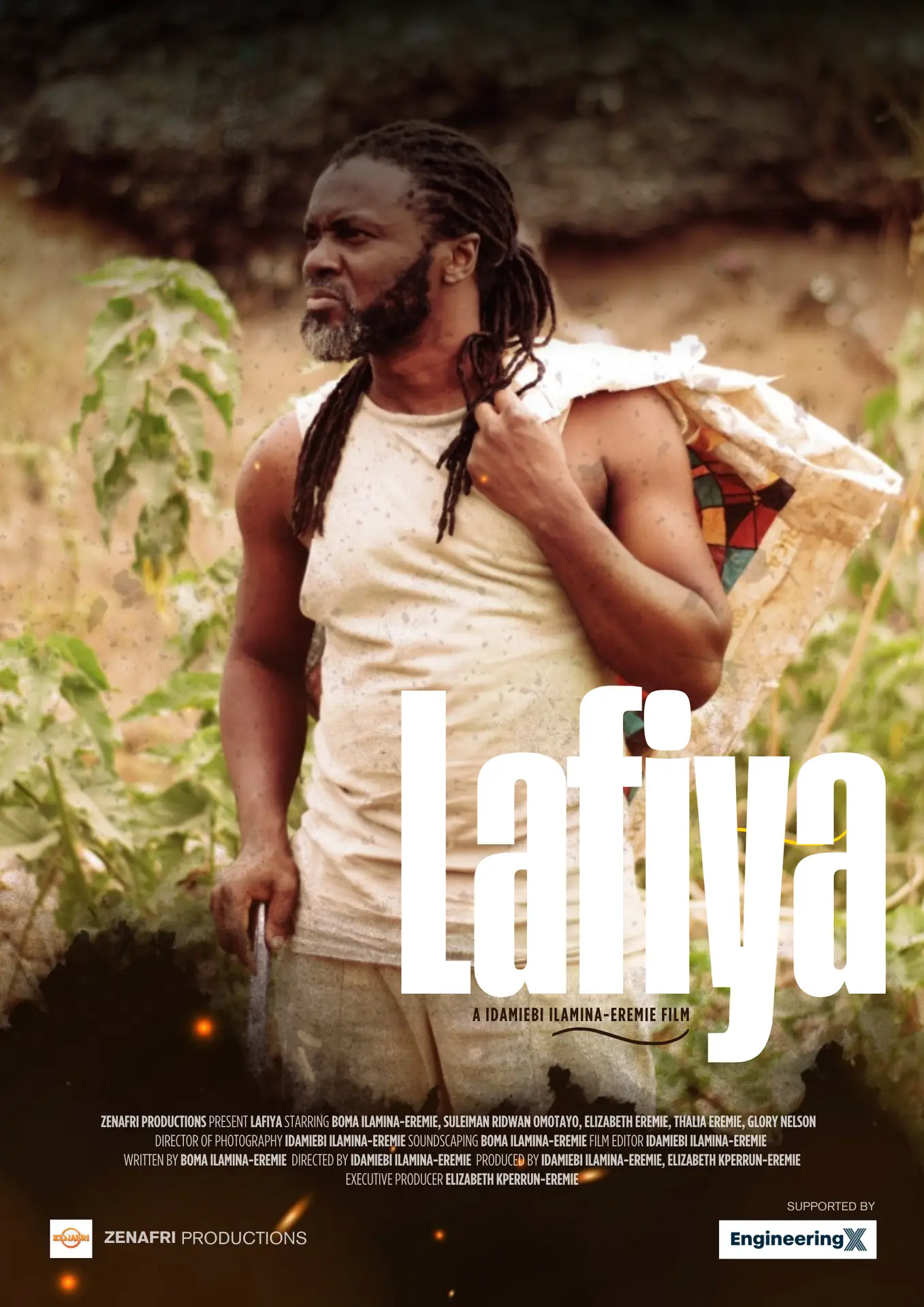 Film poster for Lafiya, a documentary film produced by Zenafri Productions starring Boma Ilamina-Eremie